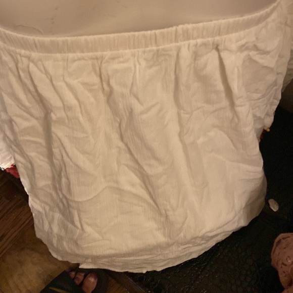 Peasant top size large with arm cuff or a cute one tube sleeve detached-able - Picture 12 of 13